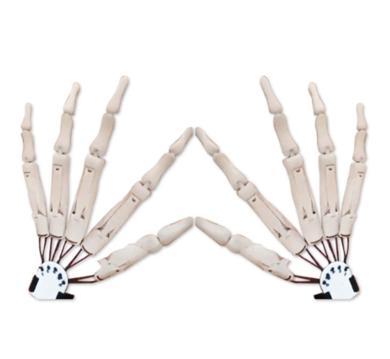 Party Carnival Articulated Fingers Flexible Joint Finger Easter Party Cosplay Costume Props Horror Ghost Claw Gloves Easter Gift